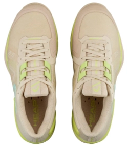Женские теннисные кроссовки Head Sprint Pro 3.5 - macadamia/lime