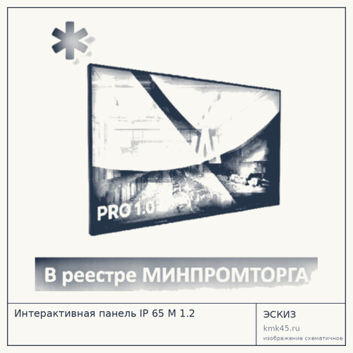 Интерактивная панель 65 дюймов — от 456 000 ₽