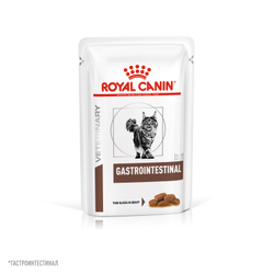 Корм влажный Royal Canin GASTROINTESTINAL (ГАСТРОИНТЕСТИНАЛ) диетический для взрослых кошек при расстройствах пищеварения - 85 гр