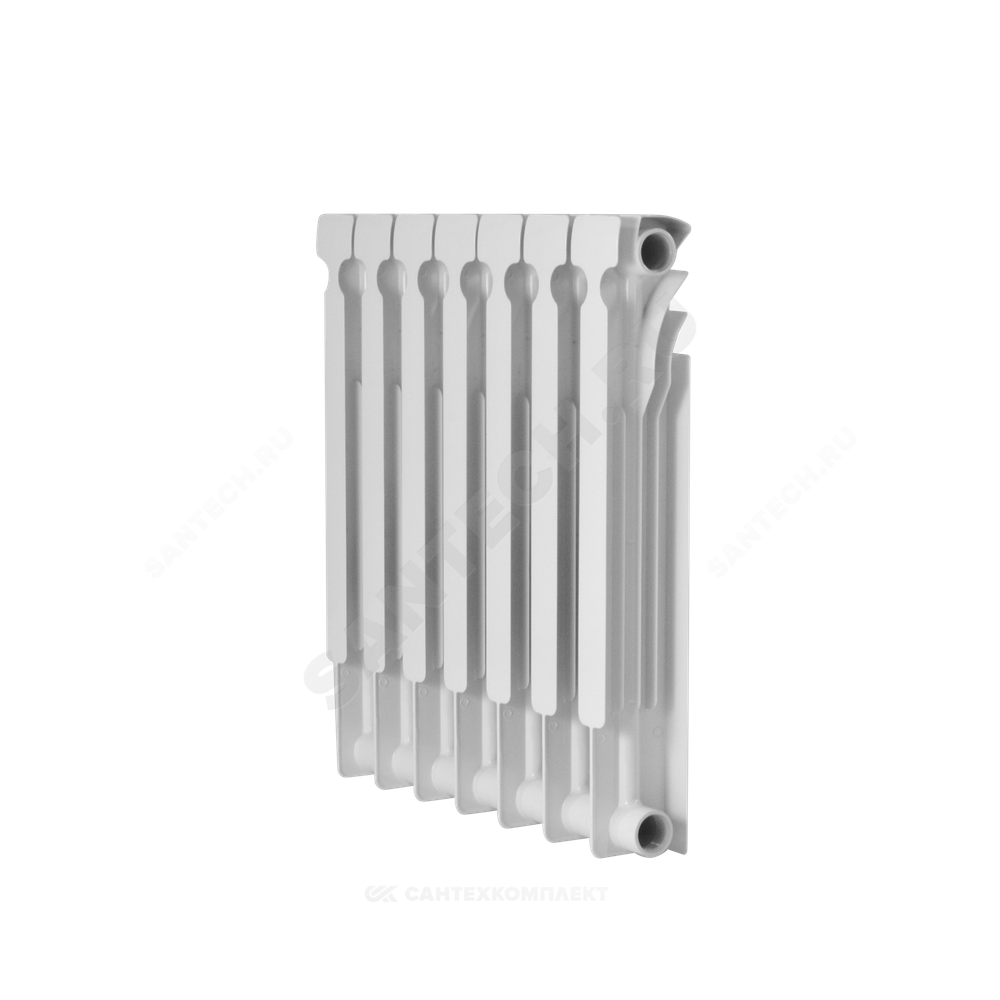Радиатор биметаллический Ultra Plus 500 6 секций Qну=858 Вт RAL 9016 (белый) Ogint .