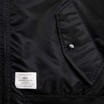 Бомбер Alpha Industries L-2B Hooded Gen II Black (Черный)