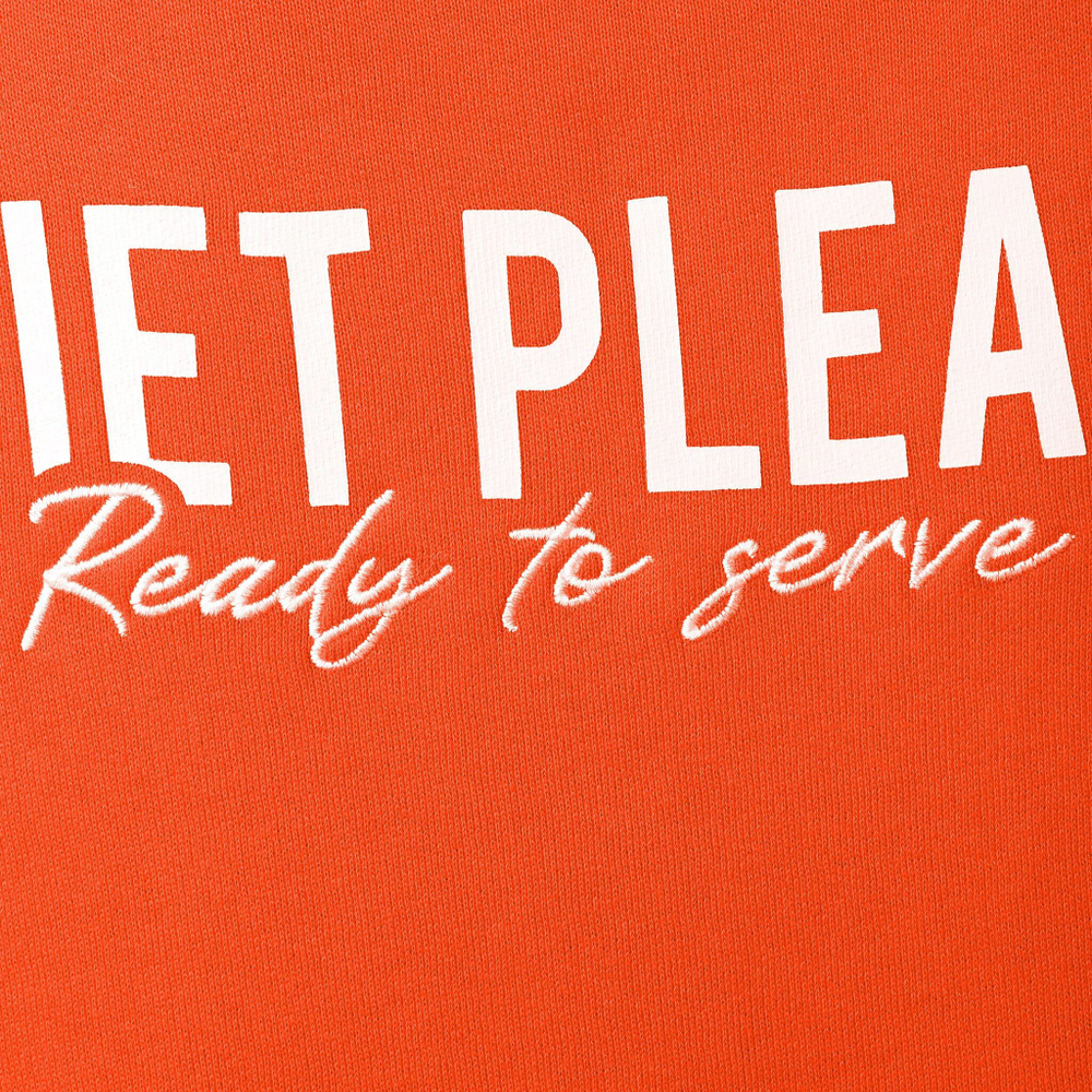 Мужская кофта теннисная Quiet Please Ready To Serve Hoody Men - Orange