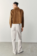 КУРТКА ИЗ ИСКУССТВЕННОЙ ЗАМШИ — ZARA