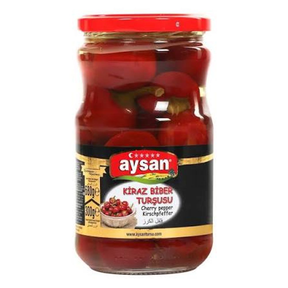 Перец черри маринованный ТМ Aysan 670 гр стб