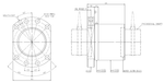 Гайка ШВП HIWIN R63-10K6-FSC - чертеж
