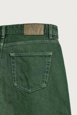 ZARA ДЖИНСЫ REGULAR FIT, ЗЕЛЕНЫЙ