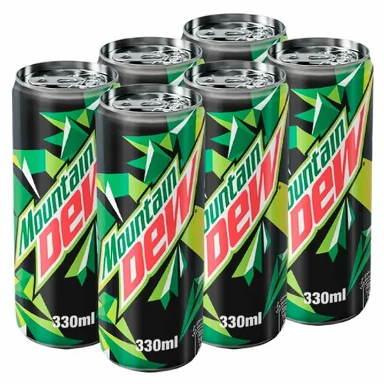 Газированный напиток Mountain Dew Sleek, 330мл (Европа)