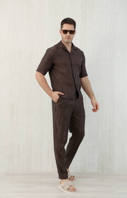 Льняной костюм Brunello Cucinelli