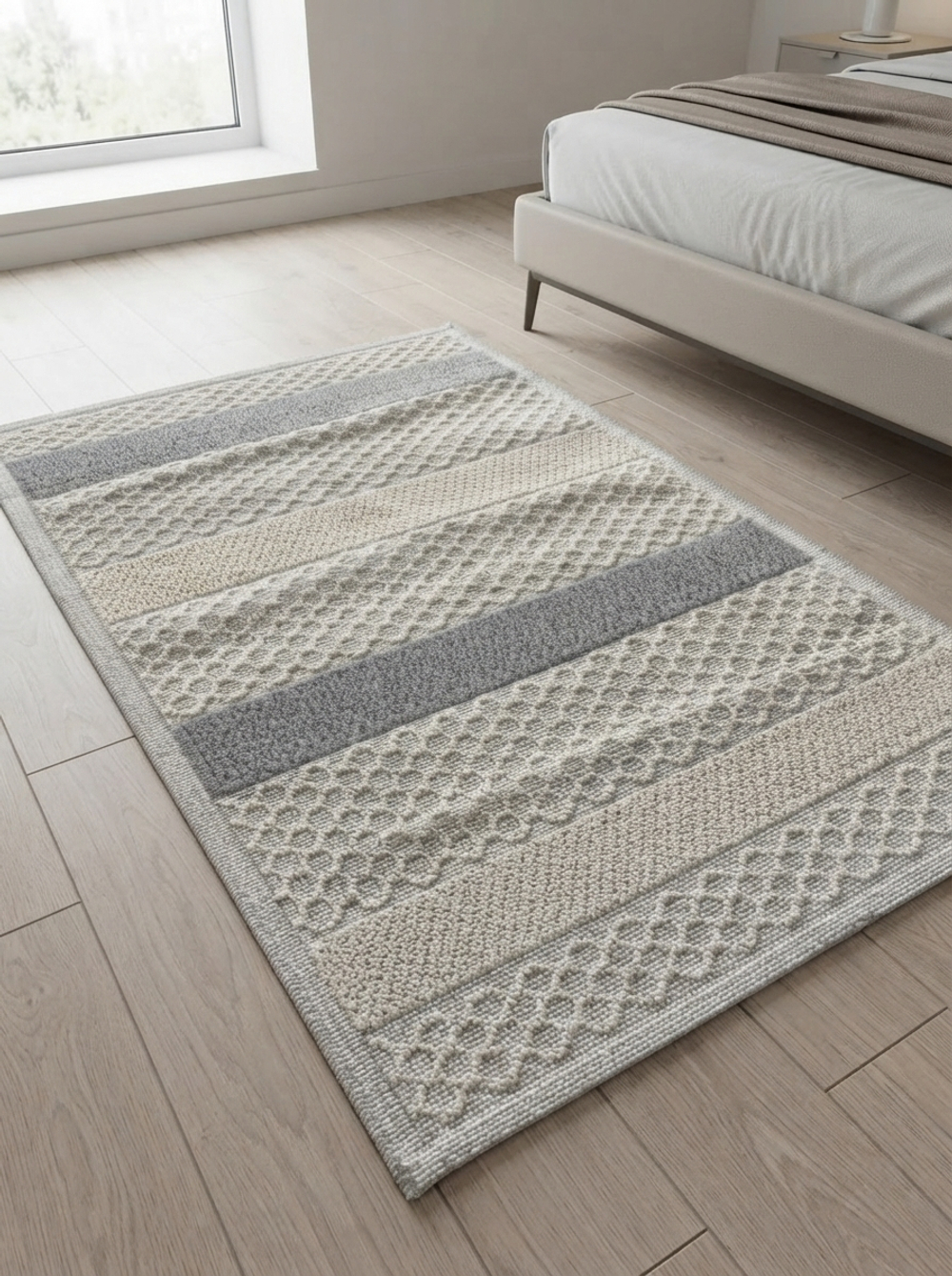 Коврик для ванной Zalel хлопковый дизайн 12, 60×100 см