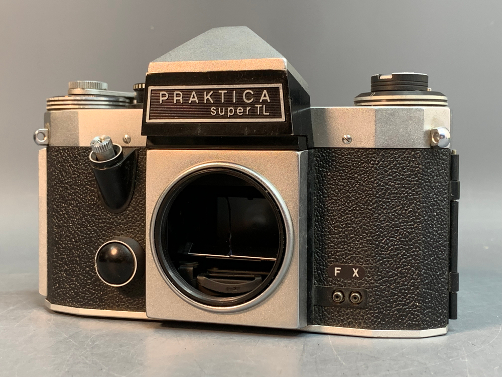 Praktica Super TL, трещина на зеркале