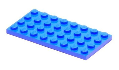 Lego Плитка 4х8 (синий) 303523