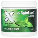 Xyloburst, Жевательная резинка с ксилитолом, мятный вкус, 5,29 унции (150 г), 100 штук.