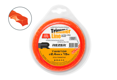 Леска Ultra-pro TWISTOP 2.4мм 15м квадр. Rezer