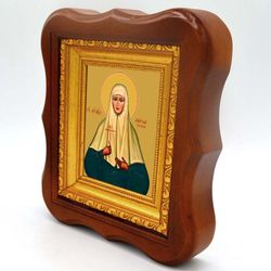 Марфа (Тестова), инокиня, преподобномученица. Икона на холсте.