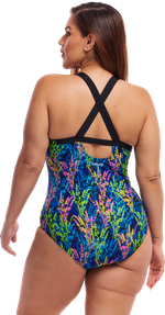 Купальник FUNKITA с поддержкой Midnight Meadow