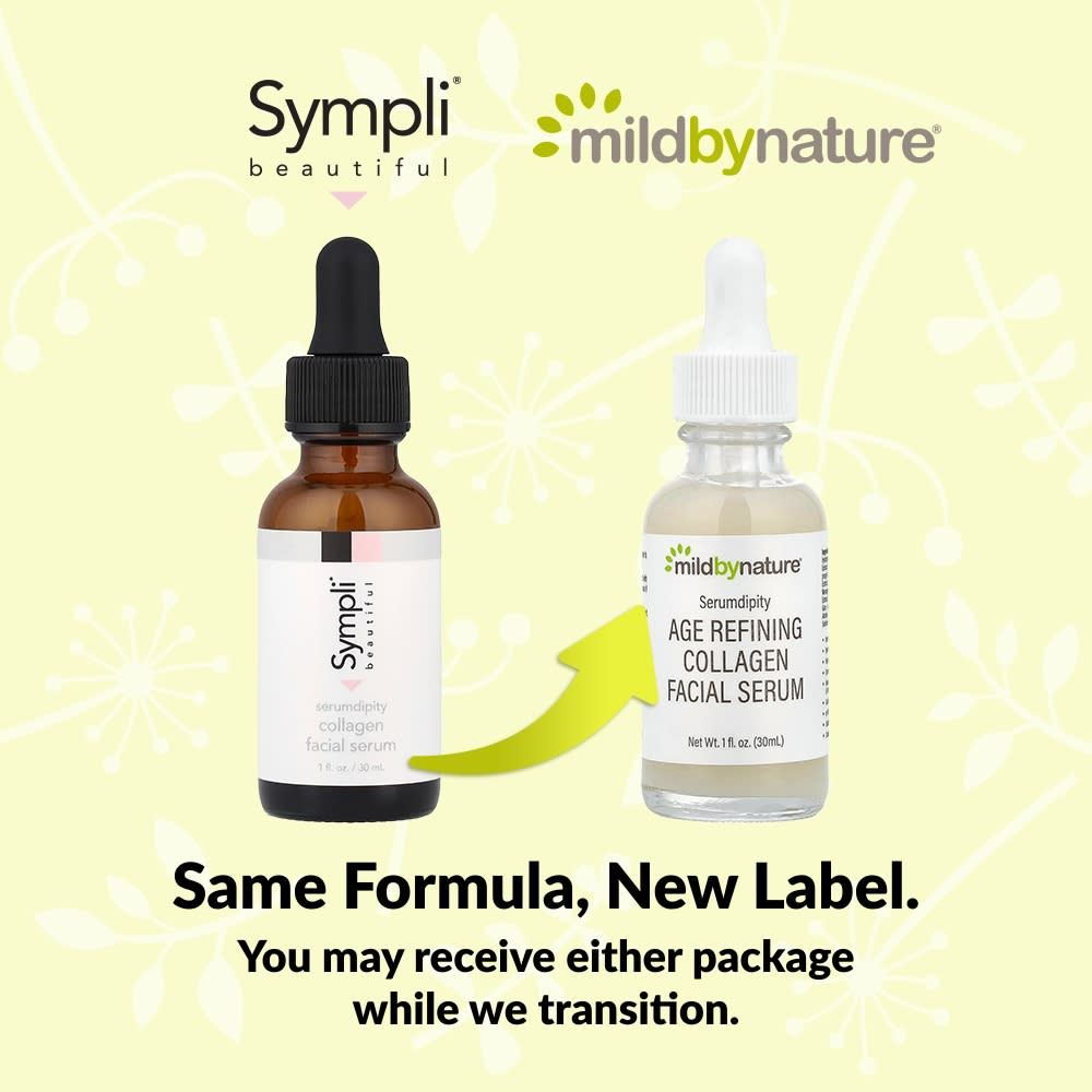Mild By Nature, Serumdipity, антивозрастная сыворотка для лица с коллагеном, 30 мл (1 жидк. унция)