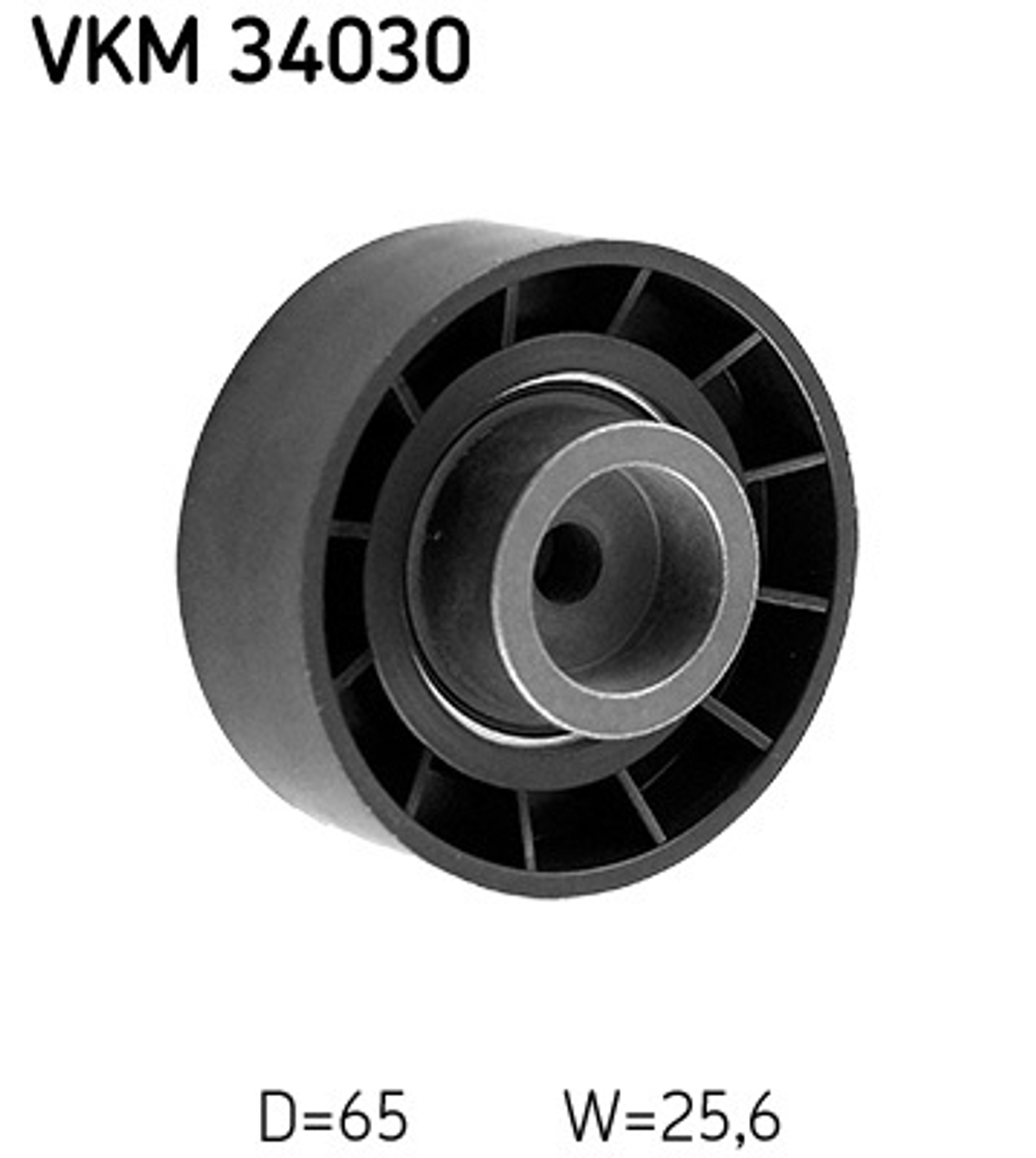 SKF - VKM34030-SKF - Deflection/Guide Pulley, V-ribbed belt