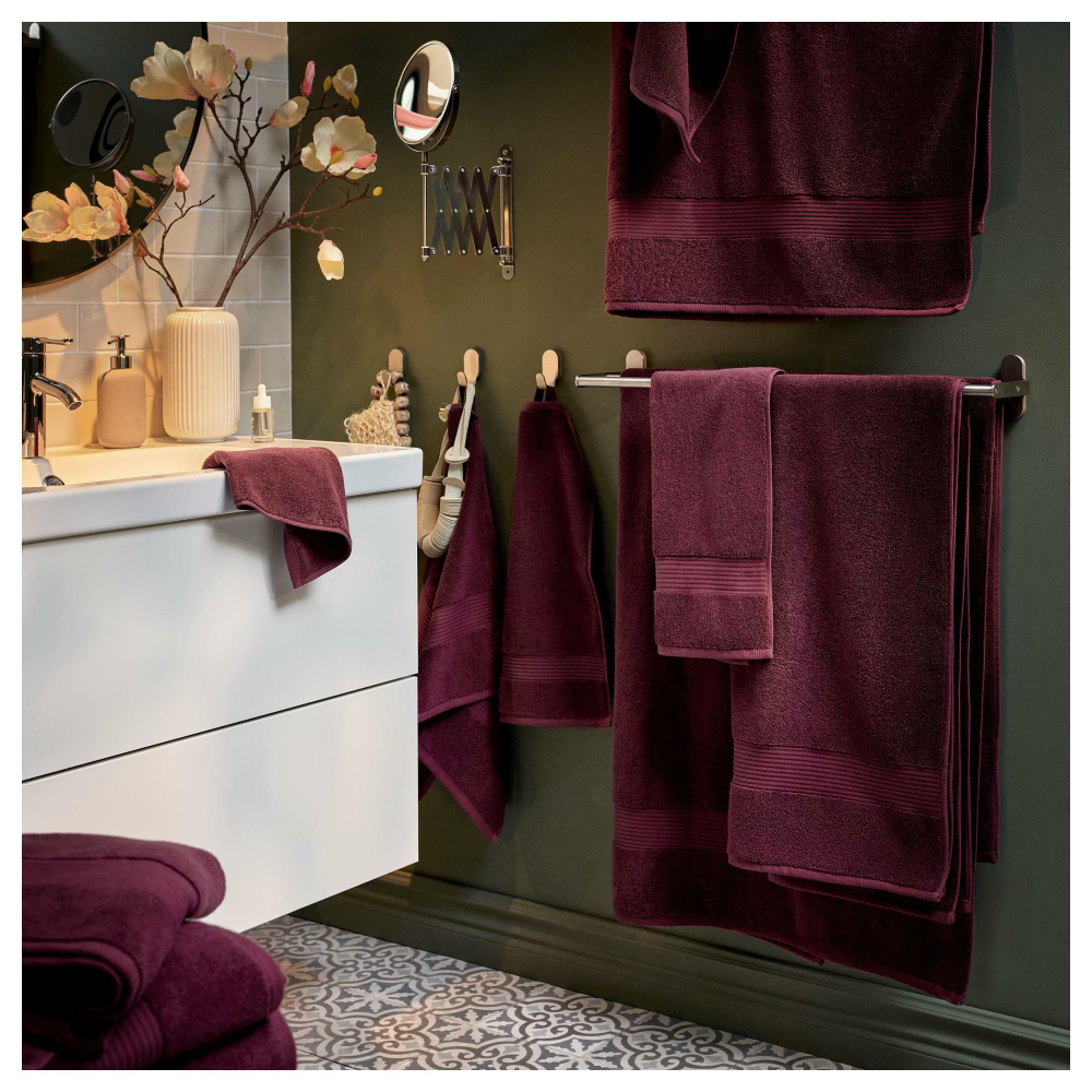 Полотенце IKEA FREDRIKSJON (ФРЕДРИКШЁН), Темно-красный, 30х30 см
