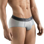 Серые мужские трусы-брифы Clever Natura Piping Brief