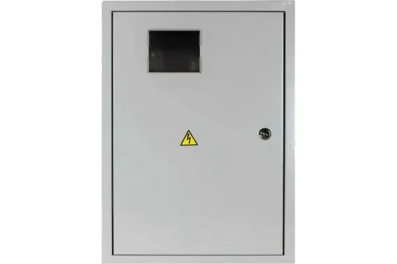 Щит учетно-распределительный KRZMI ЩУ-1Н-12 400*315*165 IP55 с замком + окно металлический 22466
