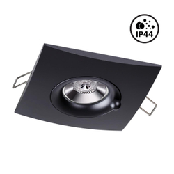 370796 SPOT NT21 596 черный Светильник встраиваемый влагозащищенный IP44 GU10 50W 220V WATER