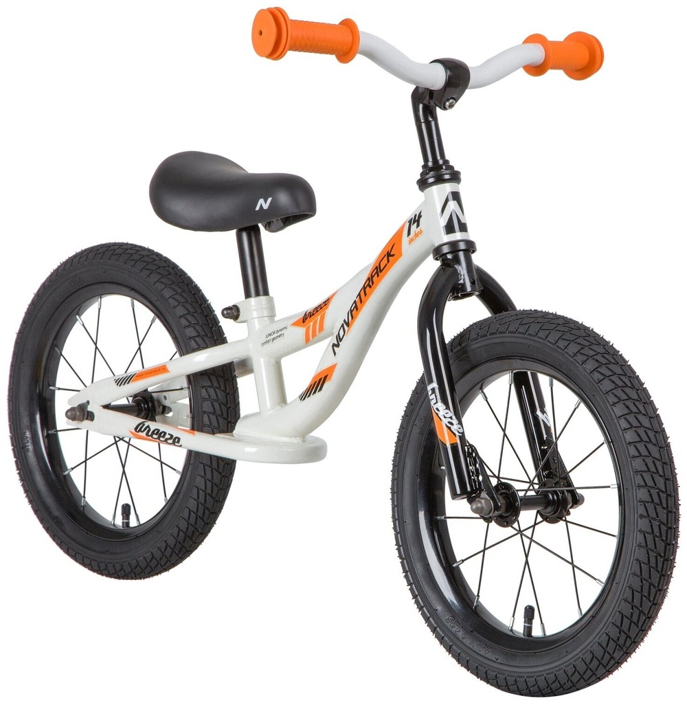 Беговел Novatrack Breeze 14, белый
