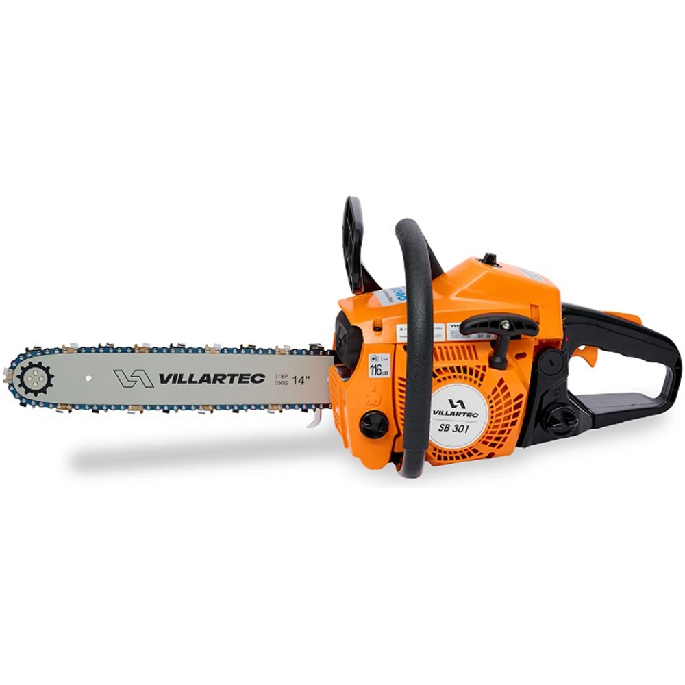 Бензопила Villartec SB301, шина 35 см (14"), цепь 3/8 1.3 52 зв.