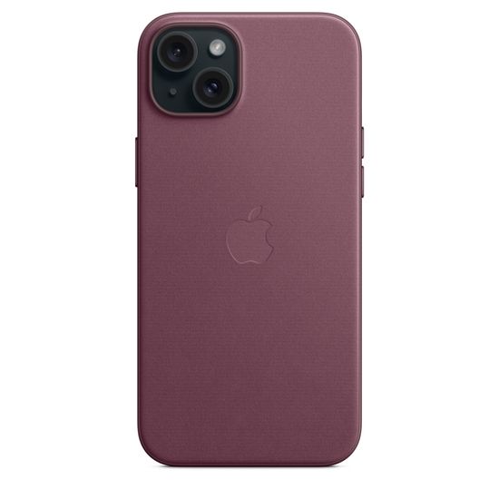 Чехол Apple для iPhone 15 Plus FineWoven с MagSafe Сливовый