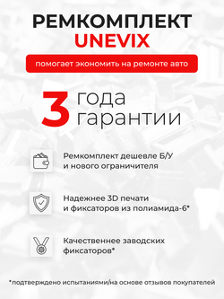 Ремкомплект ограничителей дверей Volvo V50 (I) [Кузов: MW] (2 двери, тип 14) 2004-2012