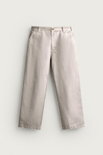 БРЮКИ ЧИНОС STRAIGHT FIT С ВИНТАЖНЫМ ЭФФЕКТОМ СТИРКИ — ZARA