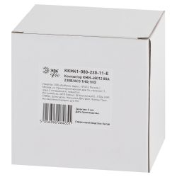 Контактор ЭРА PRO KKM41-080-230-11-E КМИ-48012 80А 230В/АС3 1НО;1НЗ | Электротовары