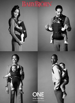 Эргорюкзаки Babybjorn One №1 синий — 9-0295