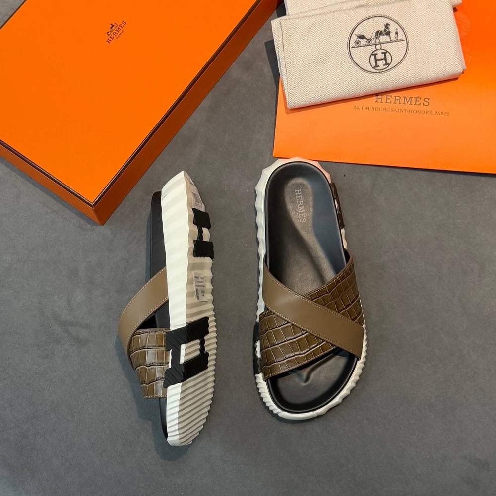 Шлепанцы Hermes Infra