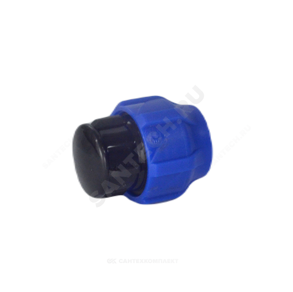 Заглушка компрессионная ПЭ Дн 40 Ру16 VALFEX 121001123040
