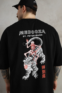 Футболка MEDOOZA "Tiger Rodeo" Черный