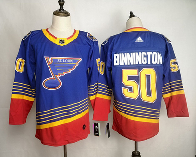 Хоккейное NHL джерси Джордан Биннингтон - St. Louis Blues
