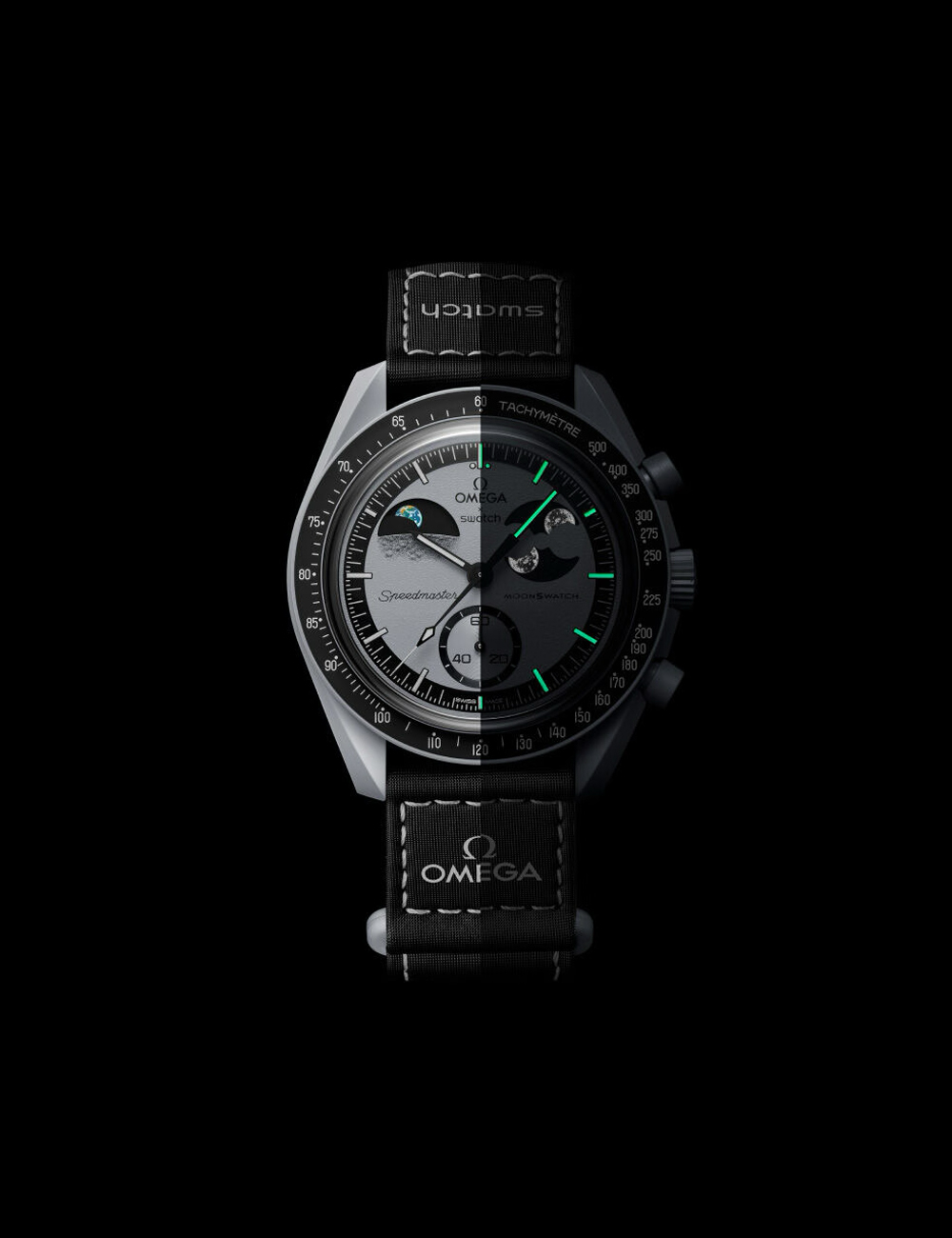 Наручные часы OMEGA x Swatch Moonswatch Earth Phase