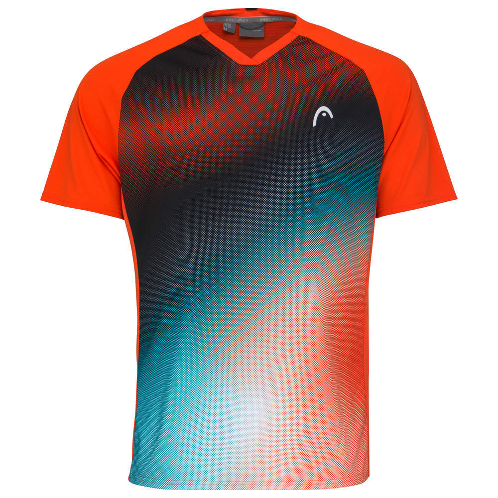 Мужская теннисная футболка Head Topspin T-Shirt M - royal/print vision