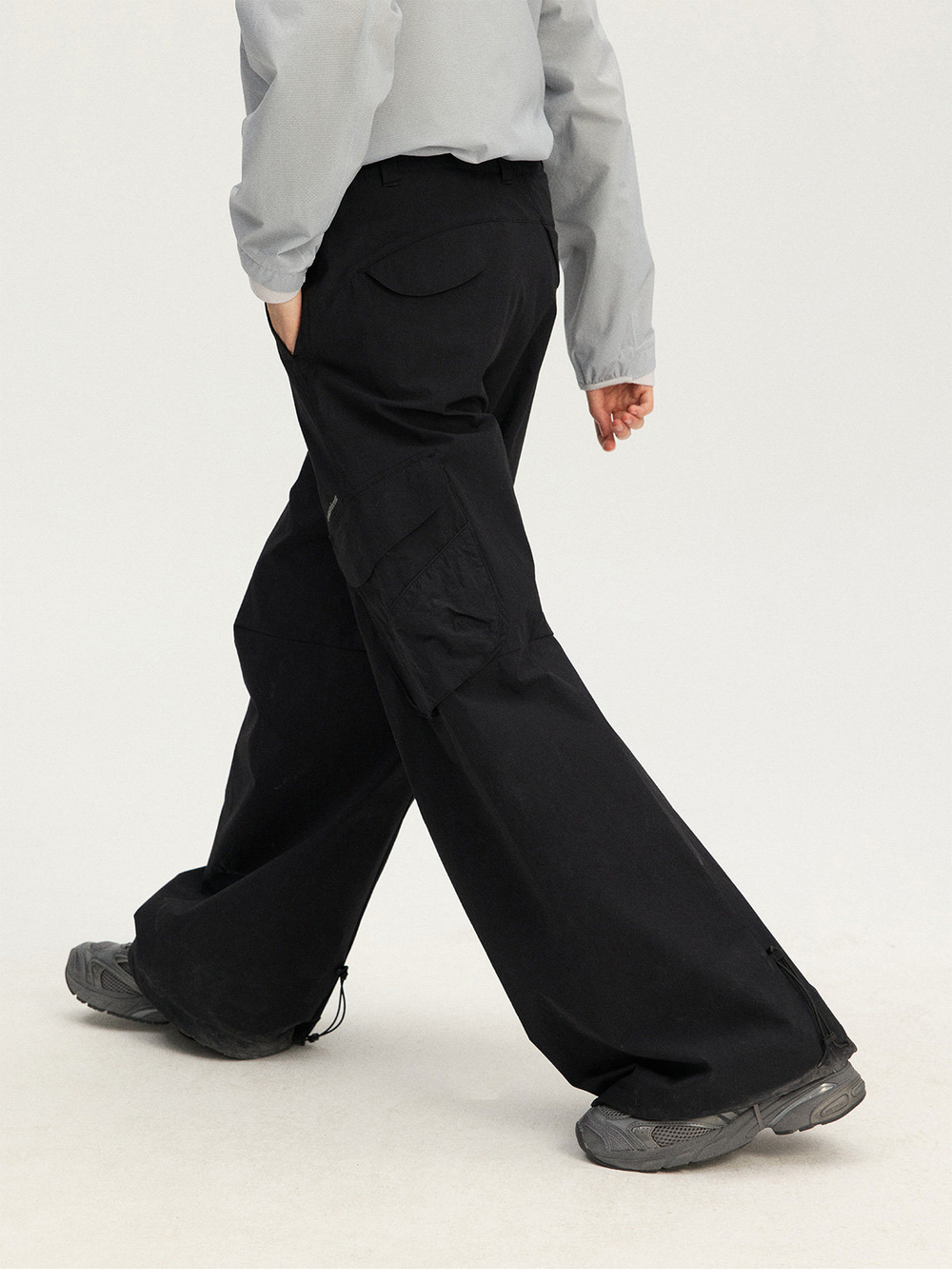 WMNS Штаны Nothomme Monterest Wide-Leg Cargo черный