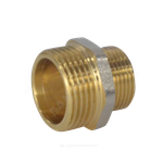 Ниппель латунь никель переходной Ду 40х32 (1 1/2"х1 1/4") НР 9023 ГОСТ 32585-2013 Aquasfera 9023-11