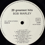 Bob Marley ‎– 20 Greatest Hits (Франция)