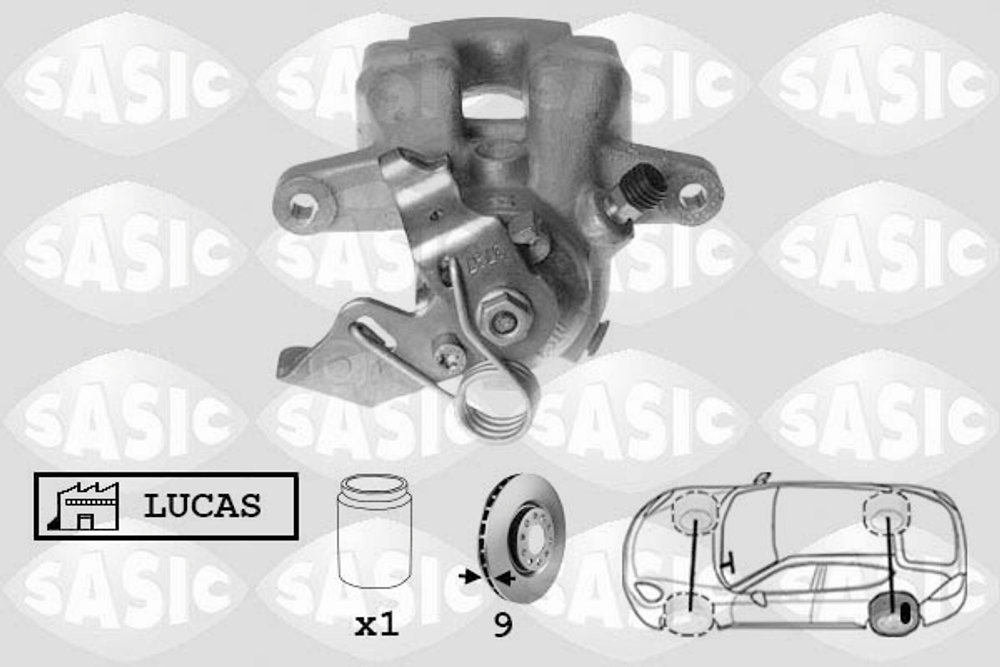 SASIC - 6500012-SAS - Brake Caliper