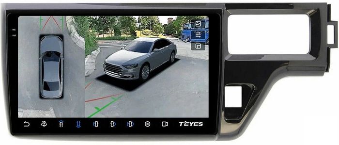 Магнитола для Honda Stepwgn 5 2015-2021 - Teyes CC3-2K-360 на Android 10, Быстрая, 2K QLED, CarPlay, 4G SIM-слот, 4 камеры в комплекте