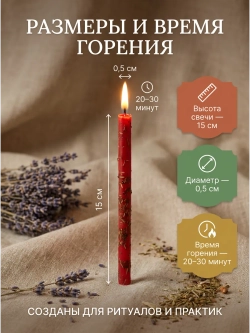 Набор магических свечей 8 цветов по 5шт (40 штук)