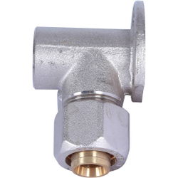 Тройник настенный с креплением 1/2"x20x20