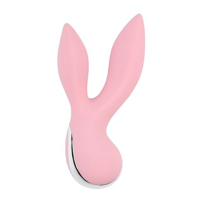 Двойной перезаряжаемый вибростимулятор Oh My Rabbit, розовый (Цвет: розовый)