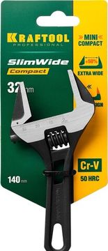 KRAFTOOL SlimWide Compact, 140/33 мм, разводной ключ (27266-20)