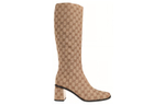 GUCCI GG Supreme-canvas Knee-high Boots