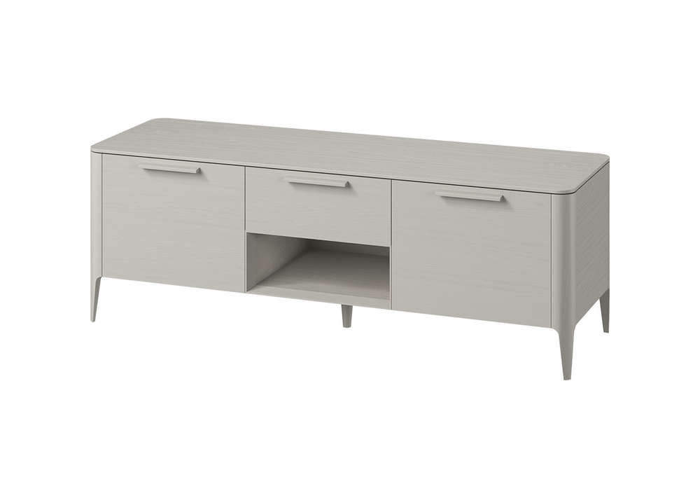 Тумба Type oak под ТВ ширина 160 см (серо-бежевый)