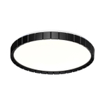 7649/DL PALE SN 142 Светильник пластик/белый/черный LED 48Вт 4000К D385 IP43 ATABI BLACK